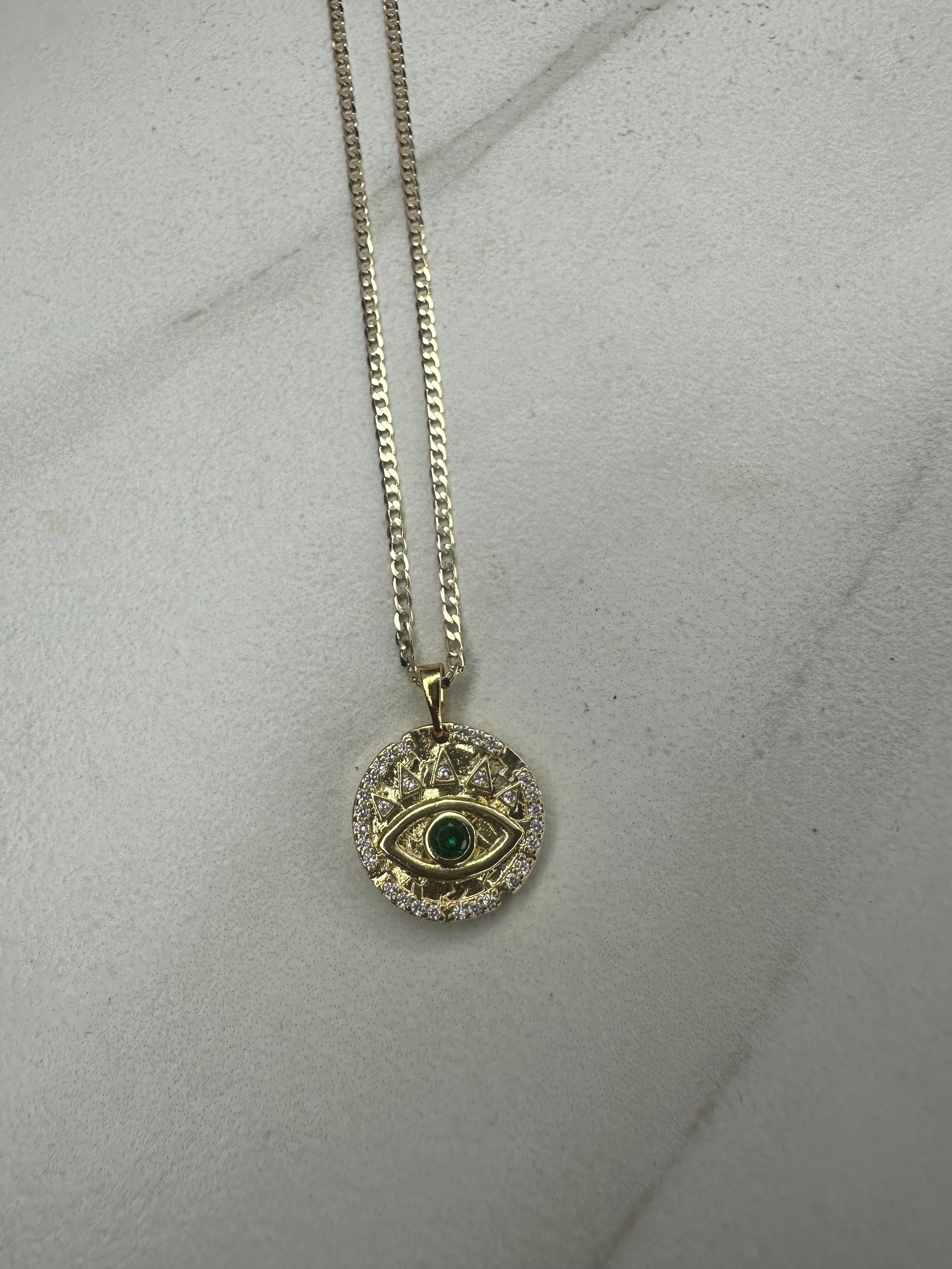 Athena Medallion Necklace