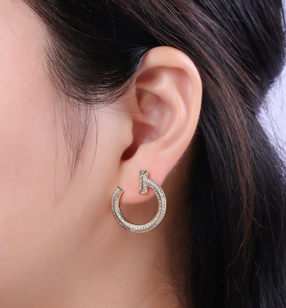 Lustre Loop Earrings